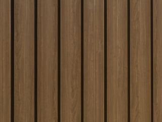 Close-up of Espresso woodgrain steel with vertical ribs