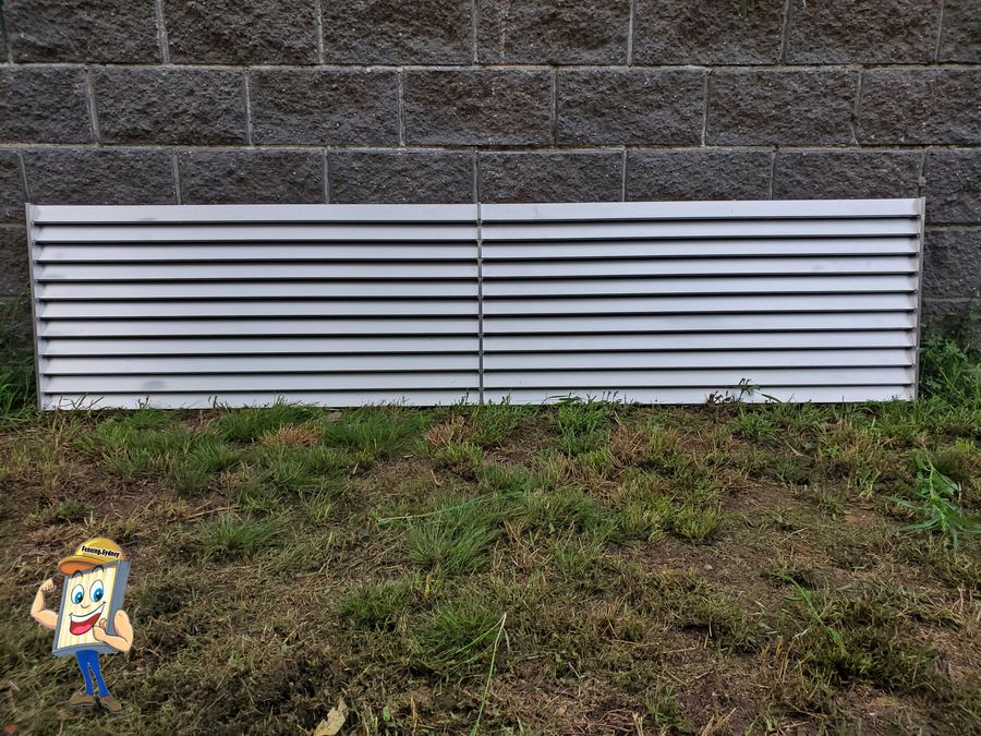 Louvre Fence Extension Insert