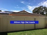 Slat Fence Extension Panels @ 300mm (H)