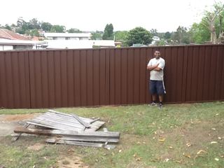 Colorbond fencing, St Marys – completed within two days