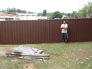 Colorbond fencing, St Marys – completed within two days