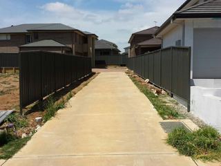 Colorbond fence, Slate Grey, Kellyville