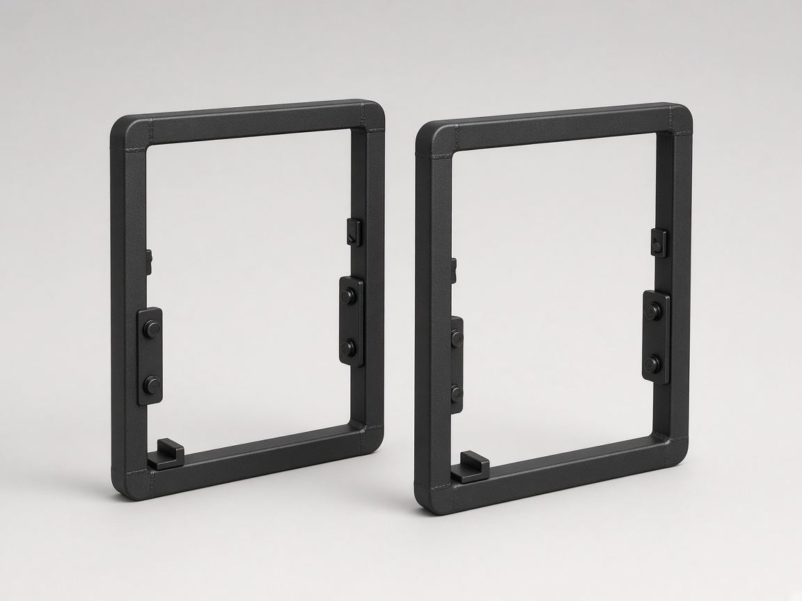 Aluminium Flat Top Gate Converter – Black [PAIR]
