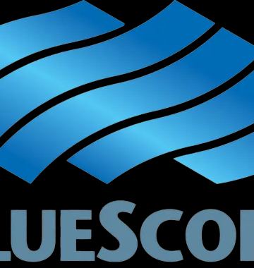 BlueScope steel brand mark used with genuine Colorbond fencing