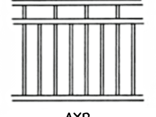 Ayr tubular fence panel