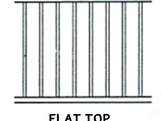 Flat Top Aluminium Pool Fence Panel 1.2m (H) Panel Only