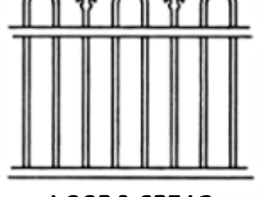 Loop & Spear tubular fence panel