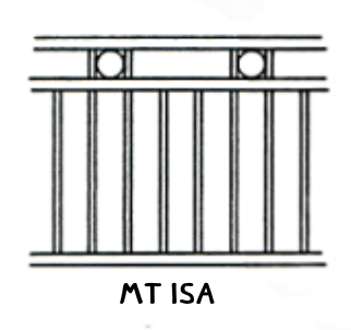 Mt Isa tubular fence panel